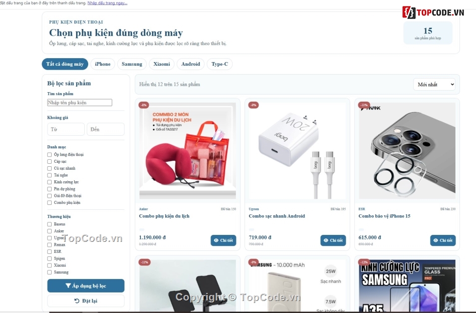 website,web bán điện thoại,website bán điện thoại
